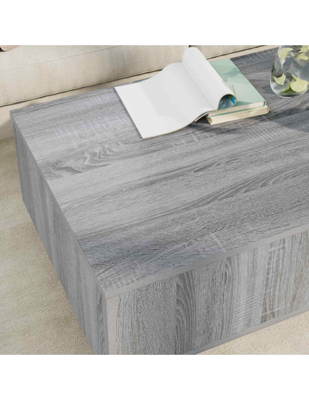 Tavolino da salotto con cassetto Grigio Sonoma 95 x 55 x 31 cm