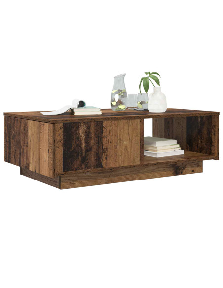 Tavolino da salotto con cassetto Legno vecchio 95 x 55 x 31 cm