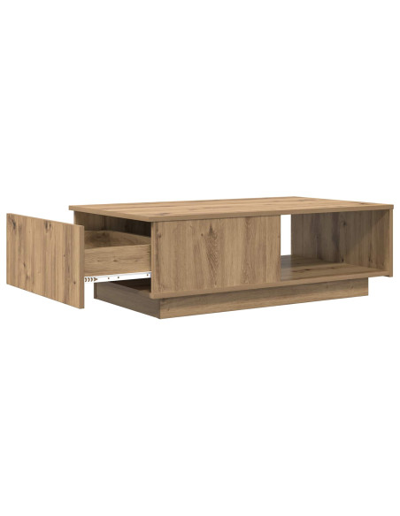 Tavolino da salotto Rovere artigianale 95 x 55 x 31 cm