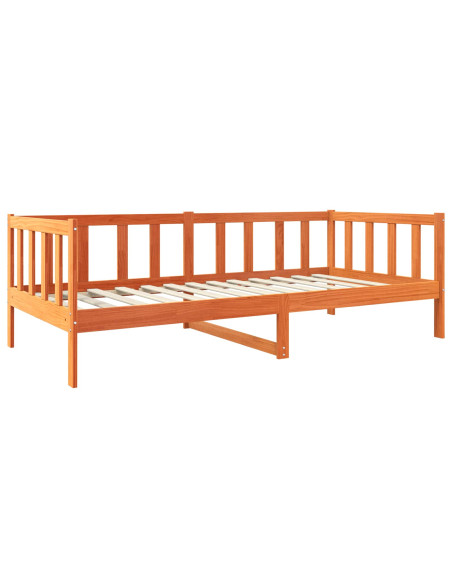 Struttura del letto Marrone cerato 90 x 190 cm Pino massello