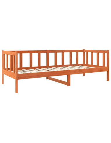 Struttura del letto Marrone cerato 80 x 200 cm Pino massello
