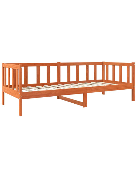 Struttura del letto Marrone cerato 80 x 200 cm Pino massello