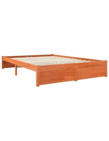 Struttura del letto Marrone cerato 150 x 200 cm