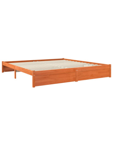 Struttura del letto Marrone cerato 180 x 200 cm