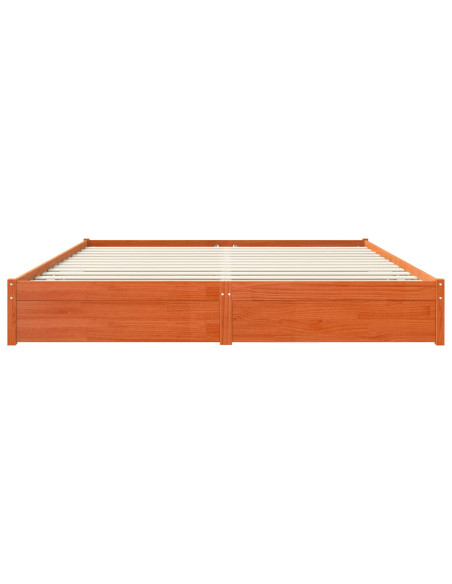 Struttura del letto Marrone cerato 180 x 200 cm