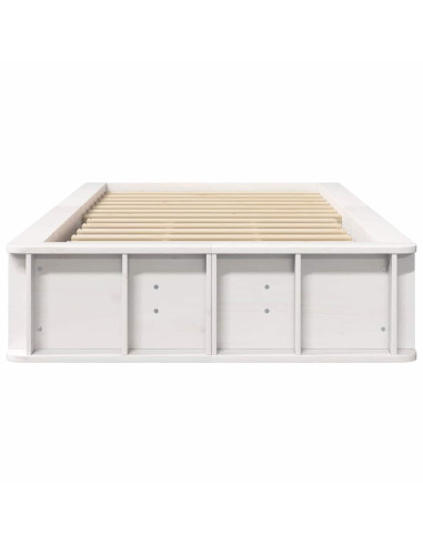 Struttura del letto Bianco 75 x 190 cm Pino massello