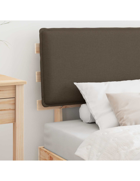 Letto con Testiera Rivestita Talpa 75 x 190 cm Pino massello