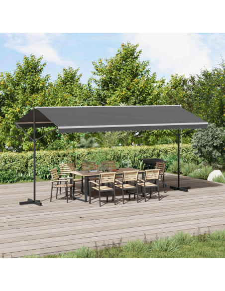 Tenda autoportante Grigio 5 x 3 m Poliestere