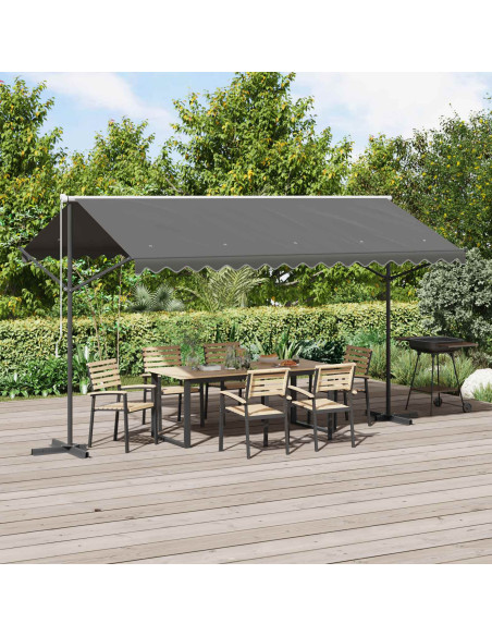 Tenda autoportante Grigio 4 × 3 m Poliestere
