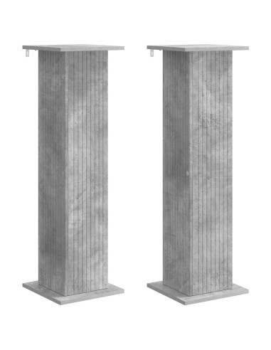 Supporto per piante 2 pcs Grigio Cemento 30,5 x 30 x 100,5 cm