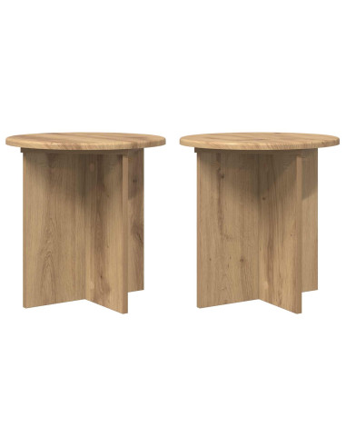 Supporto per piante 2 pcs Rovere Artigianale 40 x 40 x 40 cm