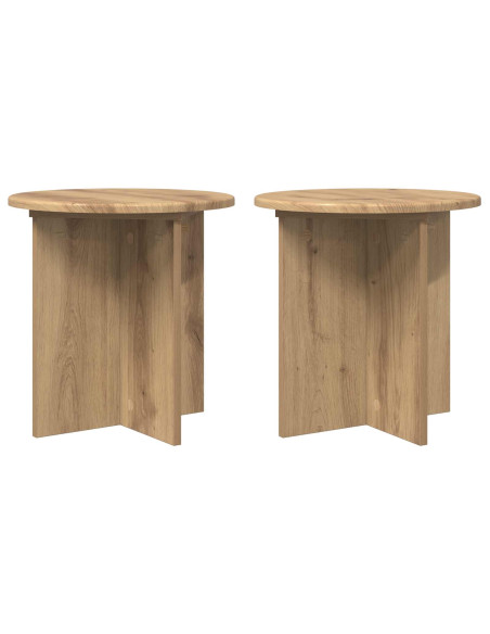 Supporto per piante 2 pcs Rovere Artigianale 40 x 40 x 40 cm