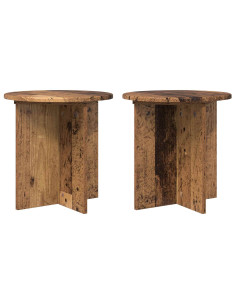 Supporto per piante 2 pcs Legno antico 40 x 40 x 40 cm