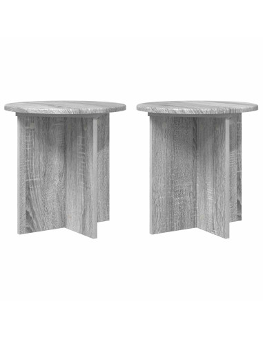 Supporto per piante 2 pcs Grigio Sonoma 40 x 40 x 40 cm