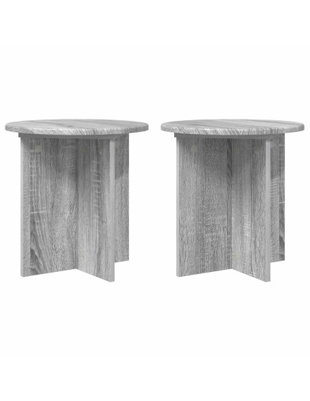 Supporto per piante 2 pcs Grigio Sonoma 40 x 40 x 40 cm