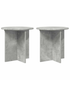 Supporto per piante 2 pcs Grigio Cemento 40 x 40 x 40 cm