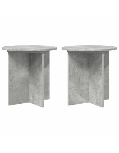 Supporto per piante 2 pcs Grigio Cemento 40 x 40 x 40 cm