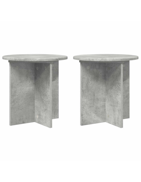 Supporto per piante 2 pcs Grigio Cemento 40 x 40 x 40 cm