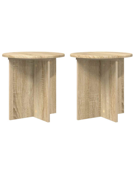 Supporto per piante 2 pcs Rovere Sonoma 40 x 40 x 40 cm