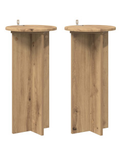 Supporto per piante 2 pcs Rovere Artigianale