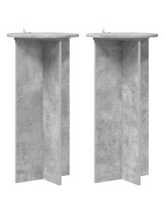 Supporto per piante 2 pcs Grigio Cemento 40 x 40 x 80 cm