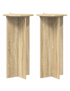 Supporto per piante 2 pcs Rovere Sonoma 40 x 40 x 80 cm