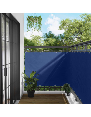 Schermo da balcone Blu 110 x 400 cm Tessuto Oxford