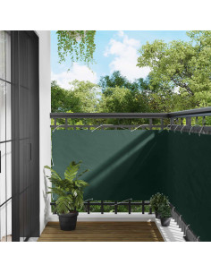 Schermo da balcone Verde Scuro 100 x 200 cm Tessuto Oxford