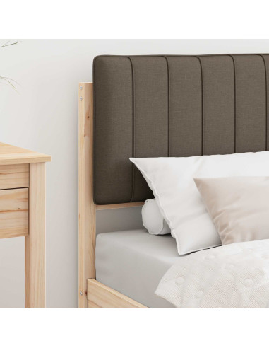 Letto con Testiera Rivestita Talpa 80 x 200 cm Pino massello