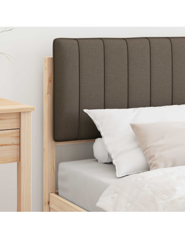 Letto con Testiera Rivestita Talpa 90 x 190 cm Pino massello