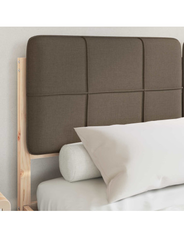 Letto con Testiera Rivestita Talpa 150 x 200 cm Pino massello