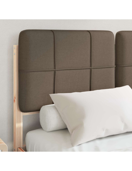Letto con Testiera Rivestita Talpa 120 x 190 cm Pino massello