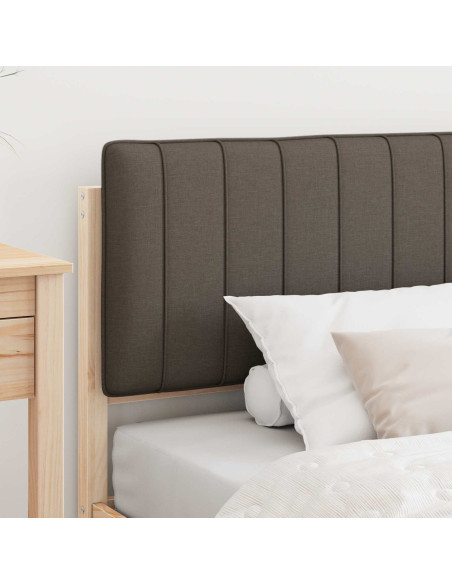 Letto con Testiera Rivestita Talpa 90 x 190 cm Pino massello