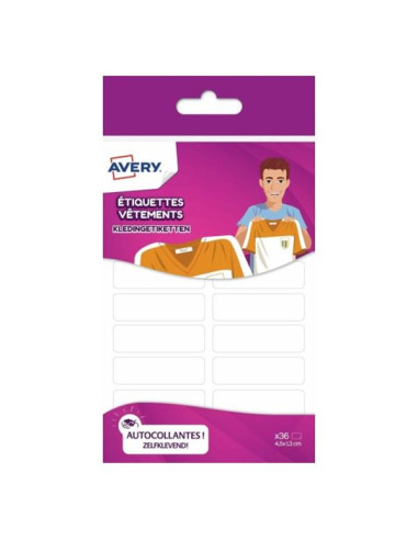 CF18 ETICHETTE PER TESSUTI BIANCHE