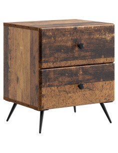 Armadio da Notte con cassetto Legno antico 43 x 34,5 x 47,5 cm