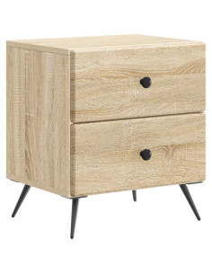 Armadio da Notte con cassetto Rovere Sonoma 43 x 34,5 x 47,5 cm