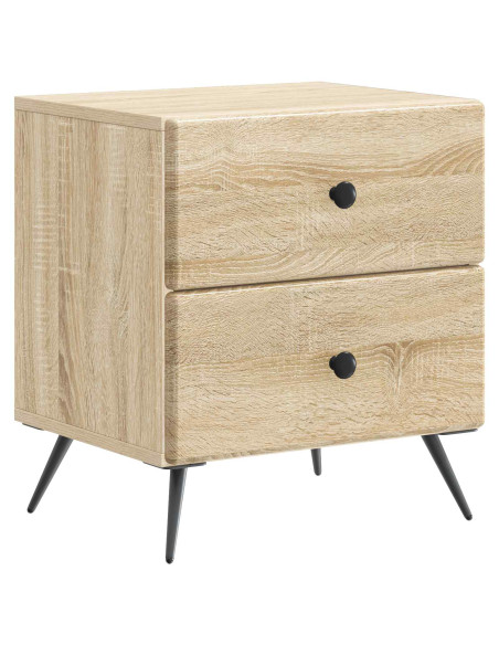 Armadio da Notte con cassetto Rovere Sonoma 43 x 34,5 x 47,5 cm