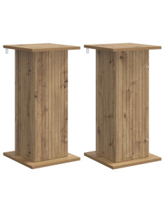 Supporto per piante 2 pcs Rovere Artigianale