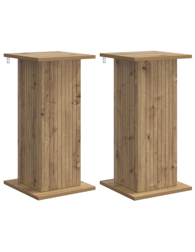 Supporto per piante 2 pcs Rovere Artigianale