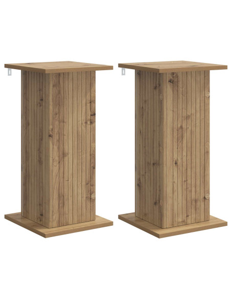 Supporto per piante 2 pcs Rovere Artigianale