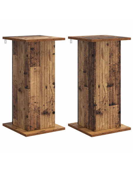 Supporto per piante 2 pcs Legno antico 30,5 x 30 x 60,5 cm