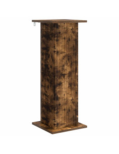 Supporto per piante Rovere Fumo 30,5 x 30 x 80,5 cm