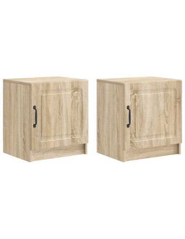 Armadio da Notte 2 pcs Rovere Sonoma 43 x 34,5 x 47 cm
