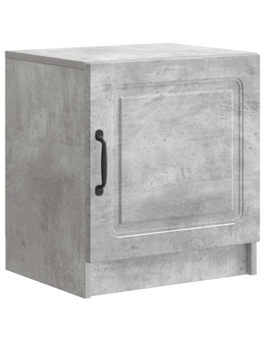 Armadio da Notte Grigio Cemento 43 x 34,5 x 47 cm