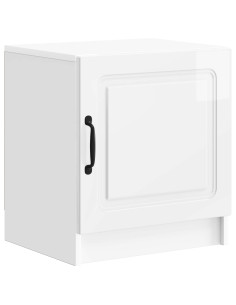 Armadio da Notte Bianco Lucido 43 x 34,5 x 47 cm