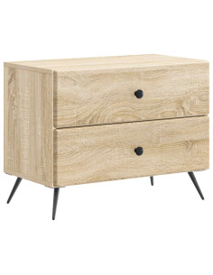 Armadio da Notte con cassetto Rovere Sonoma 62 x 34,5 x 47,5 cm