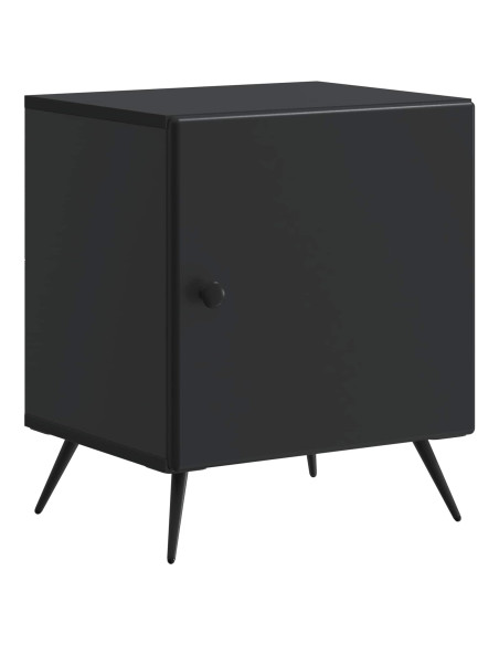 Armadio da Notte Nero 43 x 34,5 x 50 cm Legno ingegnerizzato