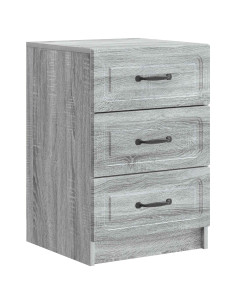 Armadio da Notte con cassetto Grigio Sonoma 43 x 41 x 63,5 cm