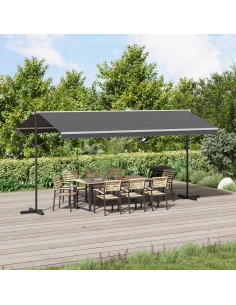 Tenda autoportante Grigio 5 x 3 m Poliestere