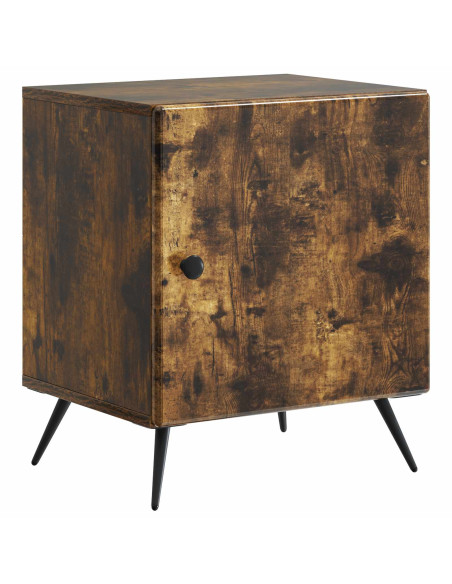 Armadio da Notte Rovere Fumo 43 x 34,5 x 50 cm